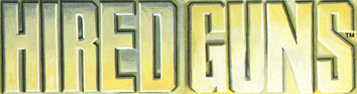 Hired Guns logo for Amiga